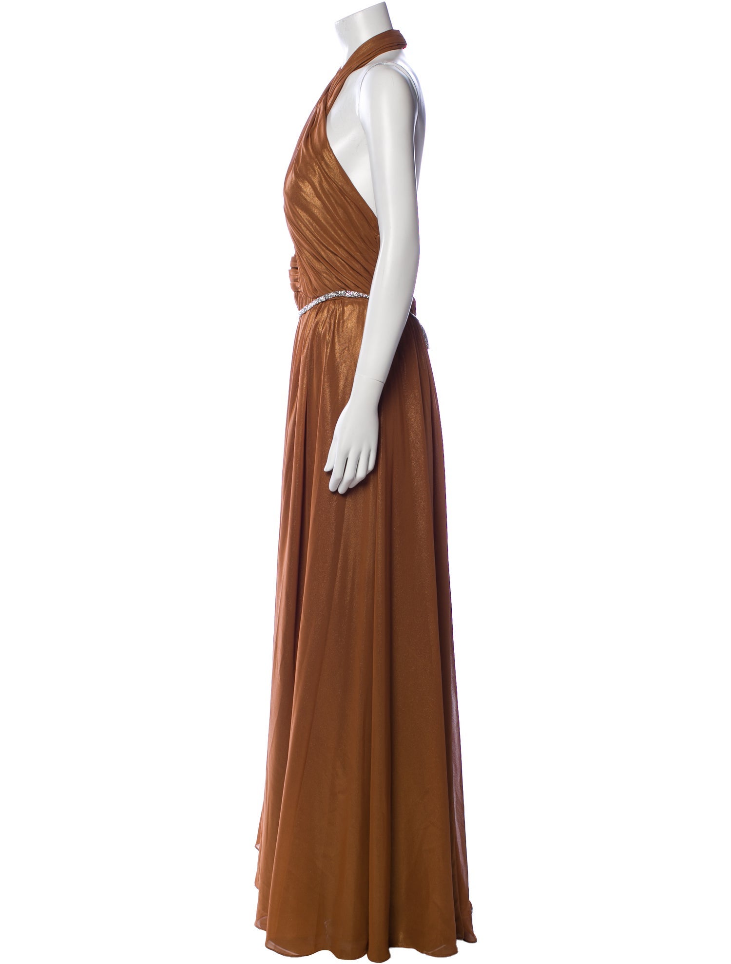 Galina Signature Halterneck Long Dress