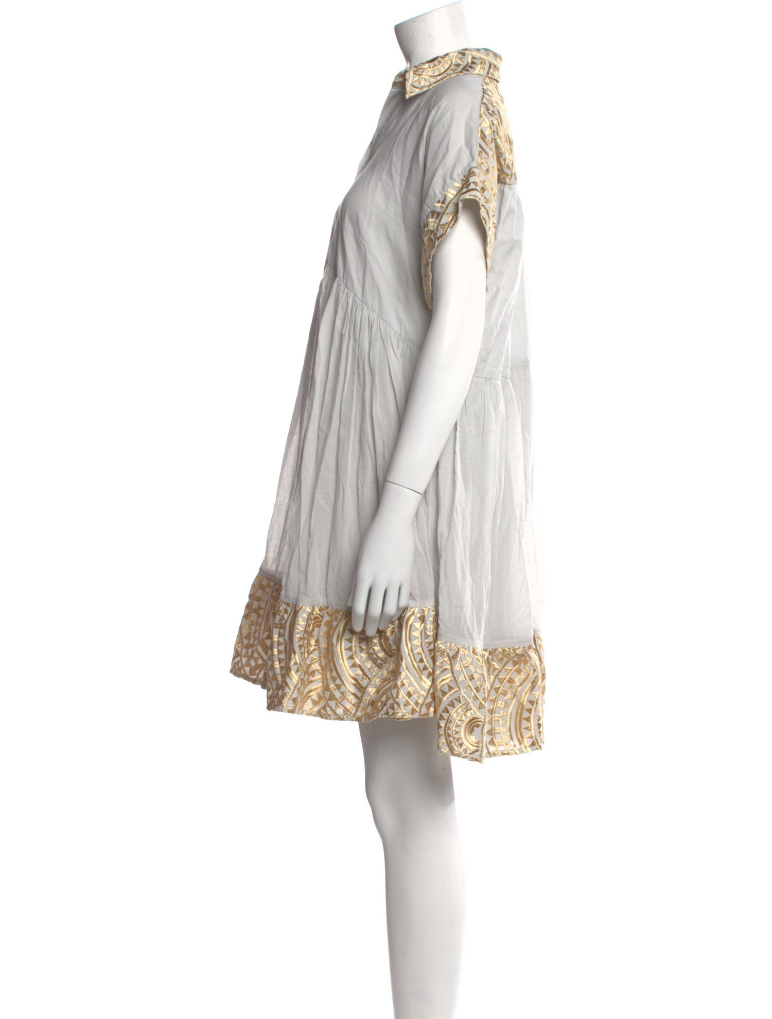 Greek Archaic Kori Printed Mini Dress w/ Tags