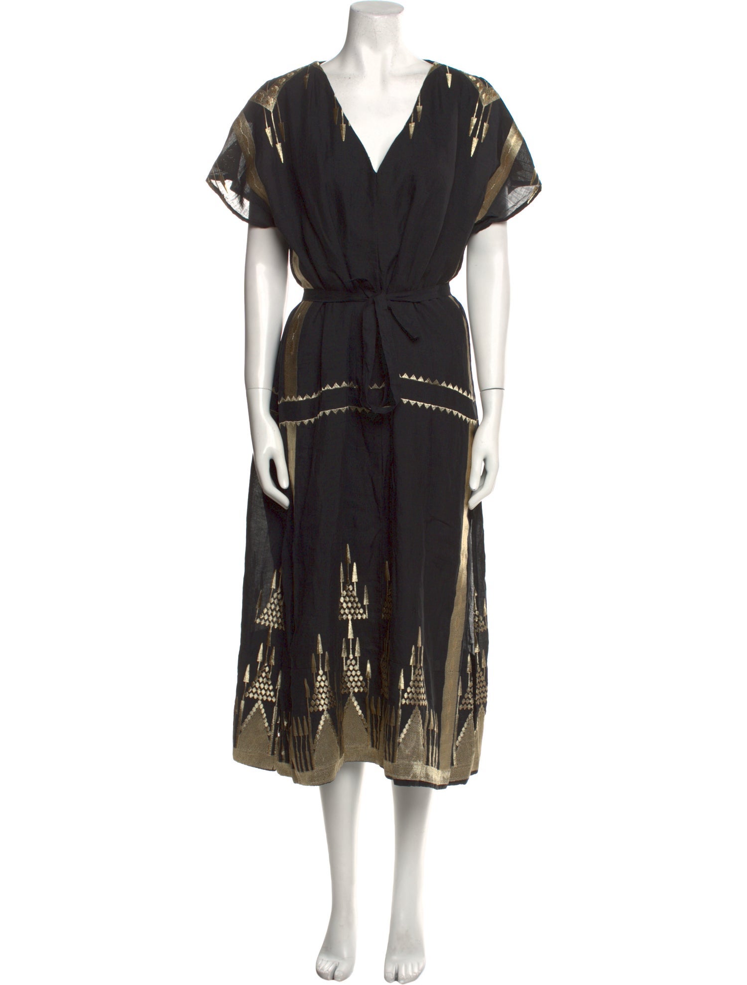 Greek Archaic Kori Printed Midi Length Dress