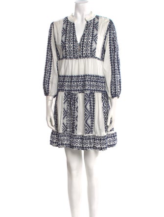 Greek Archaic Kori Printed Mini Dress