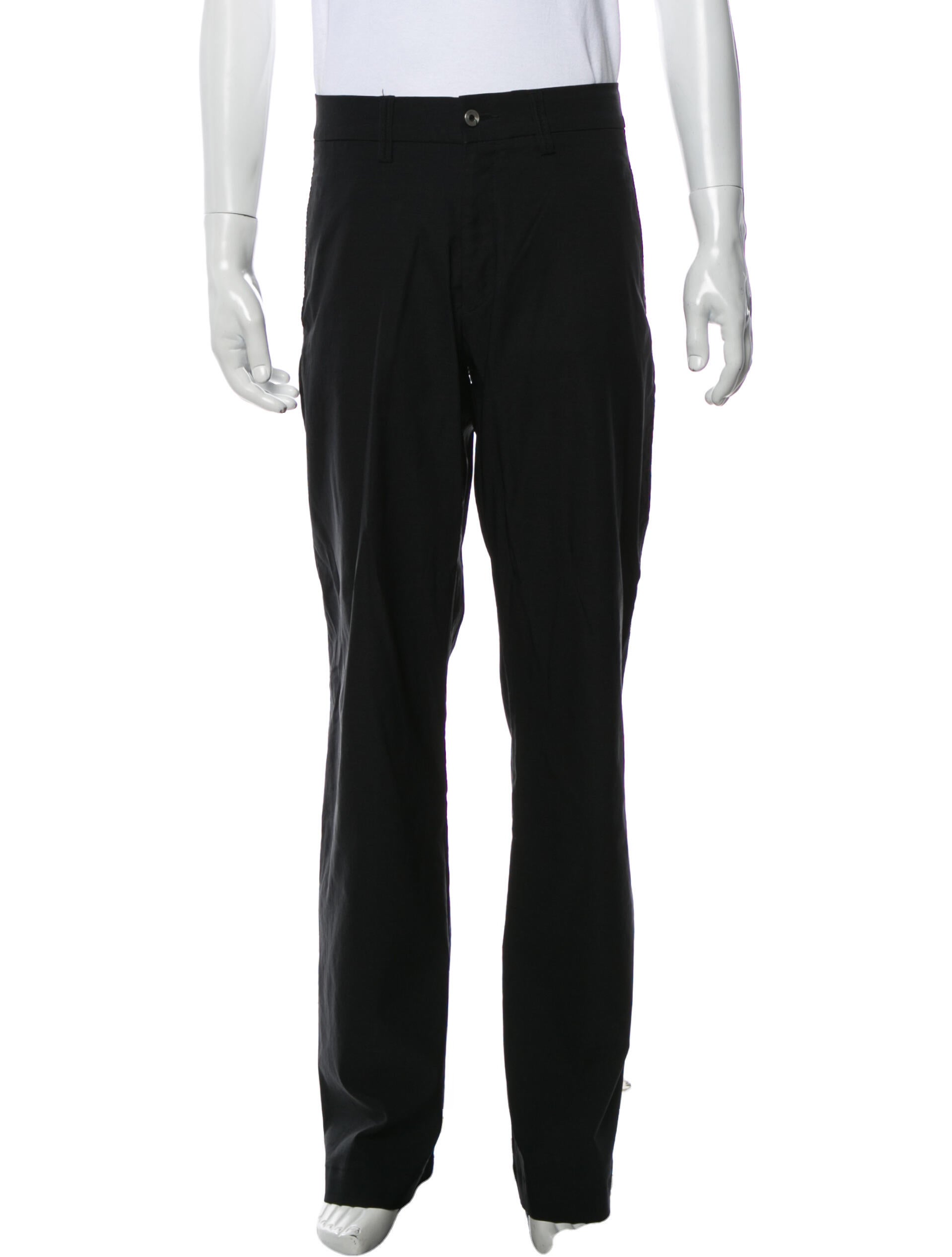 Galvin Green Dress Pants Black, 11" Rise Pants, Clothing WGALG20058