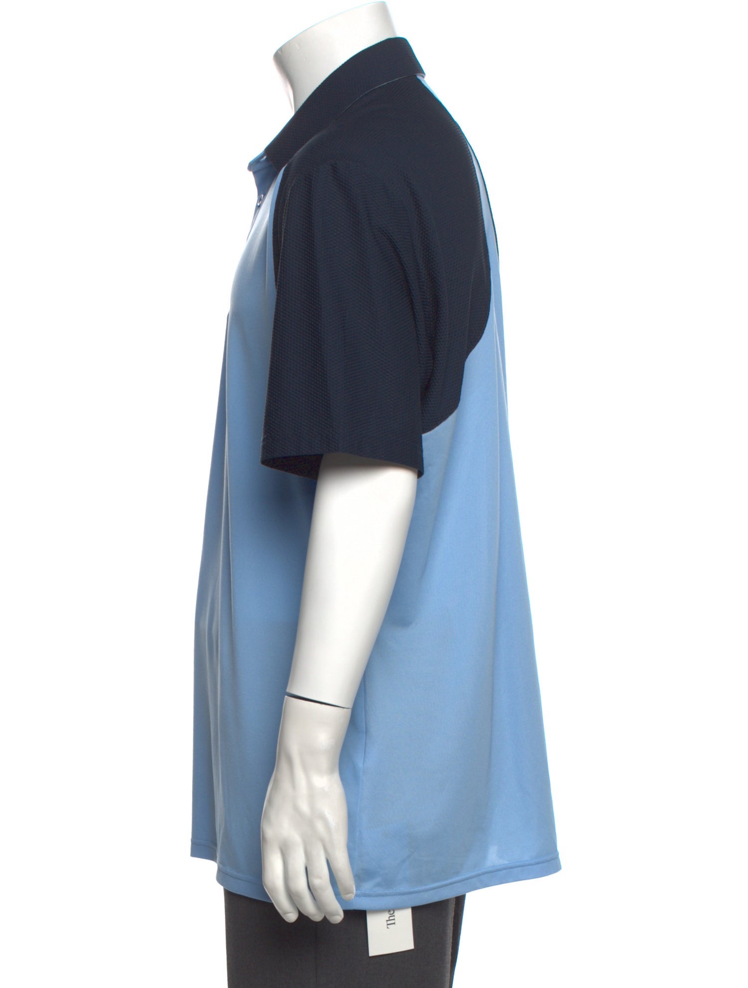 Galvin Green Colorblock Pattern Collar Polo Shirt