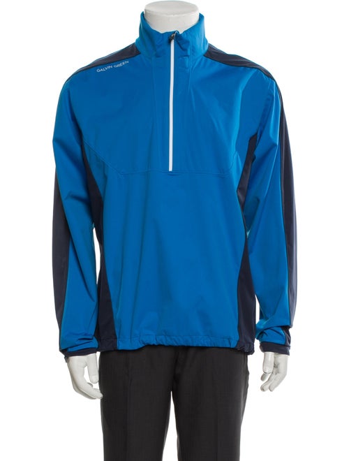 Galvin Green Colorblock Pattern Windbreaker