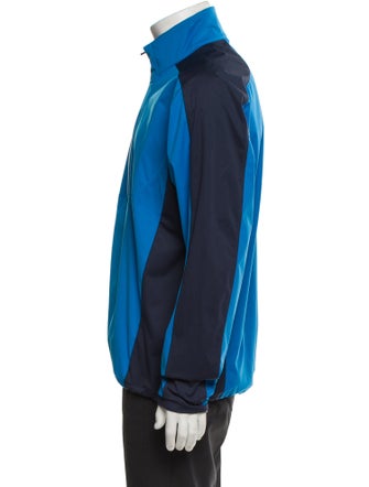 Galvin Green Colorblock Pattern Windbreaker