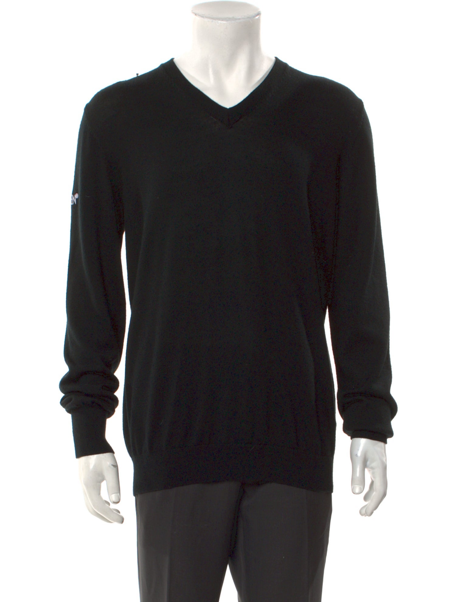 Galvin Green V-Neck Long Sleeve Pullover