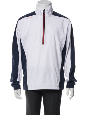 Galvin Green Striped Windbreaker