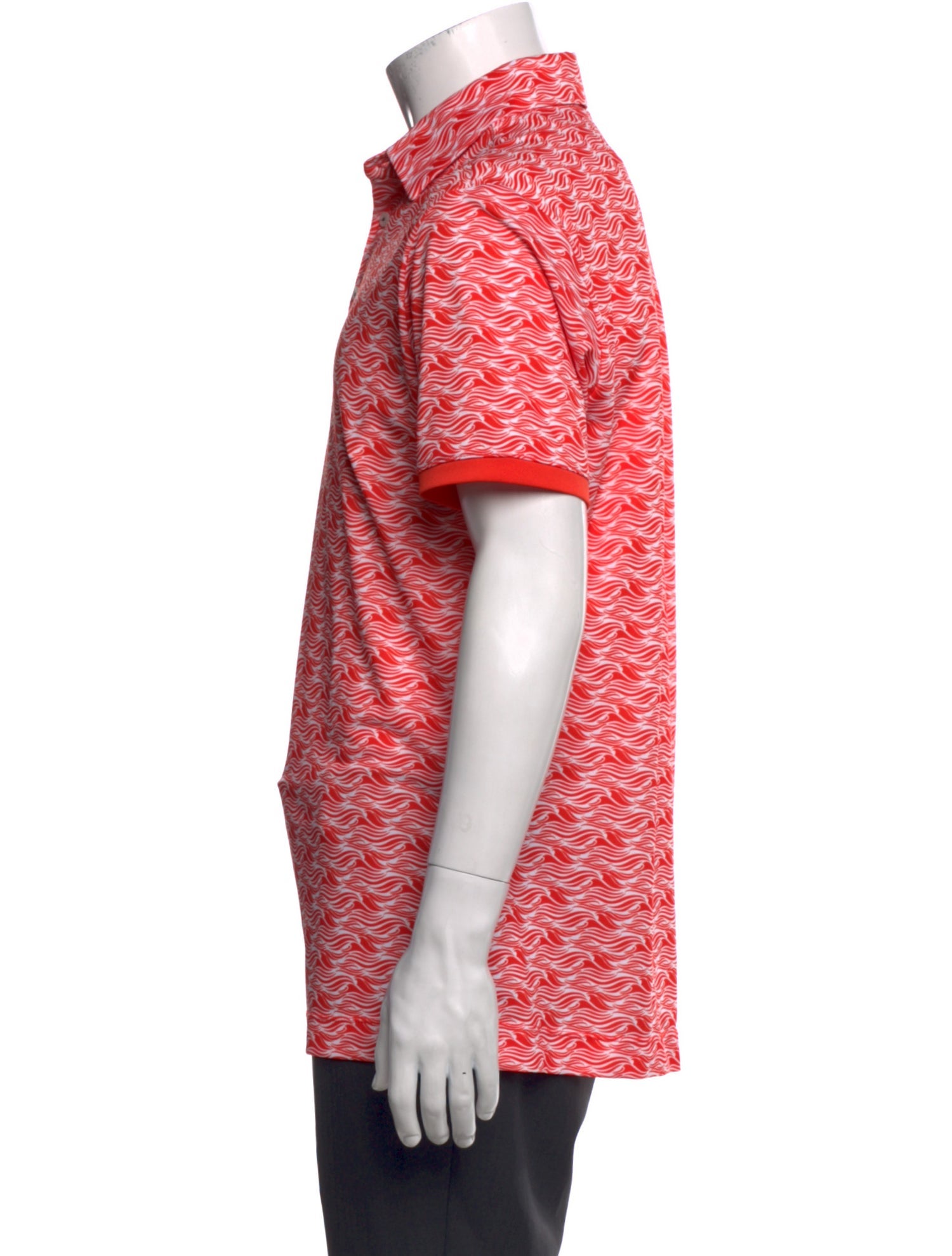 Galvin Green Printed Crew Neck Polo Shirt