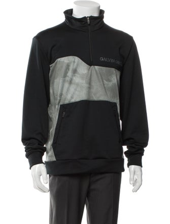 Galvin Green Colorblock Pattern Windbreaker