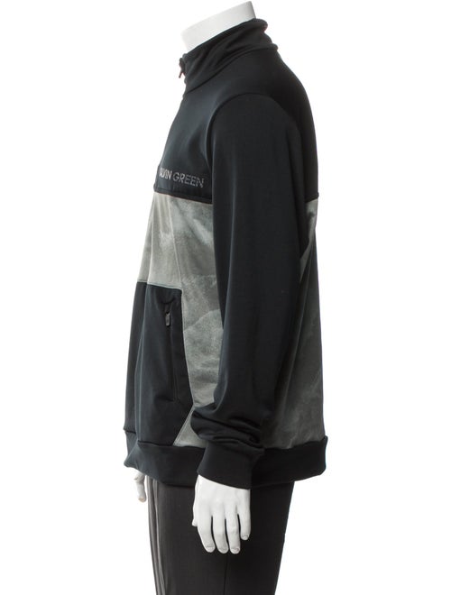 Galvin Green Colorblock Pattern Windbreaker