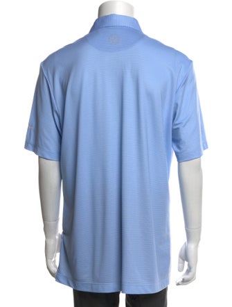 Galvin Green Polka Dot Print Collar Polo Shirt