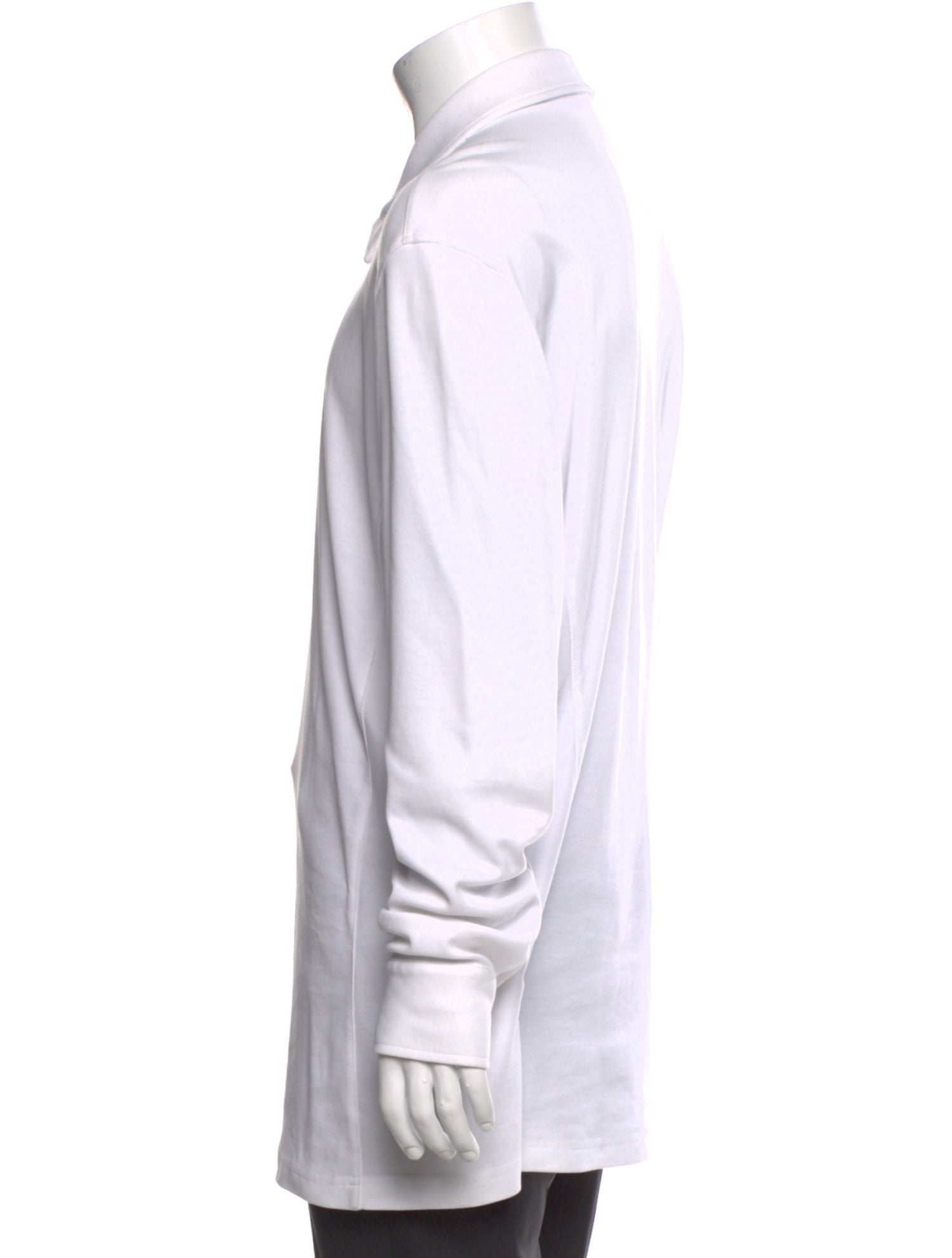 Galvin Green Collar Long Sleeve Polo Shirt