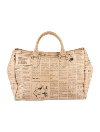 Galliano Leather Tote