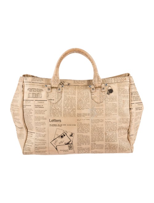 Galliano Leather Tote