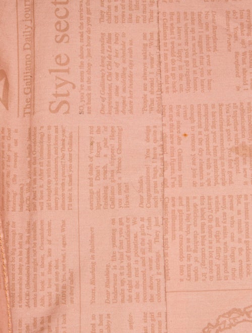 Galliano Leather Tote