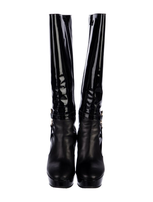 Galliano Patent Leather Rain Boots