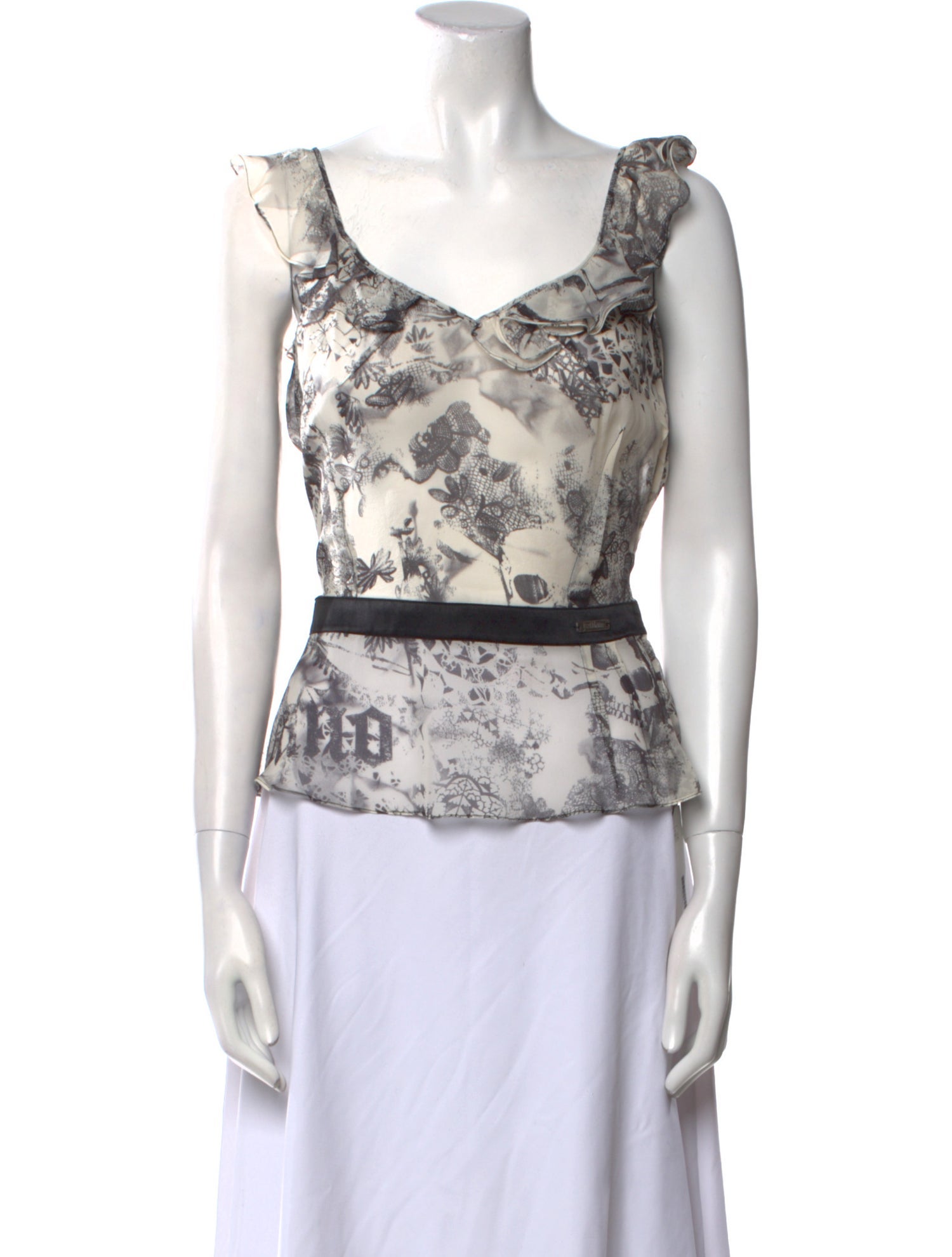 Galliano Vintage Silk Top