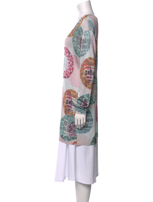 Galliano Wool Paisley Print Tunic