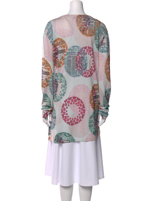 Galliano Wool Paisley Print Tunic