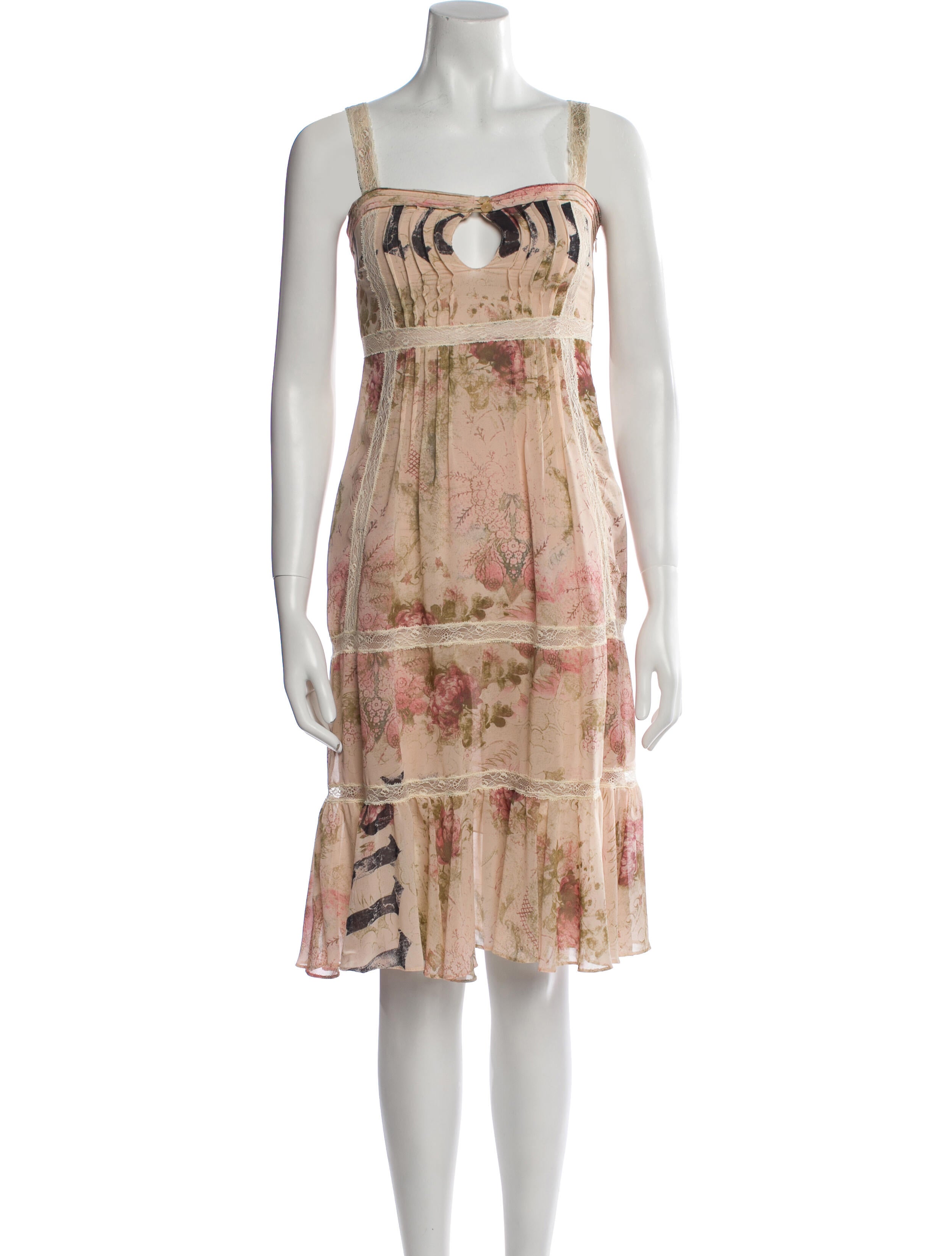 Galliano Vintage Knee-Length Dress