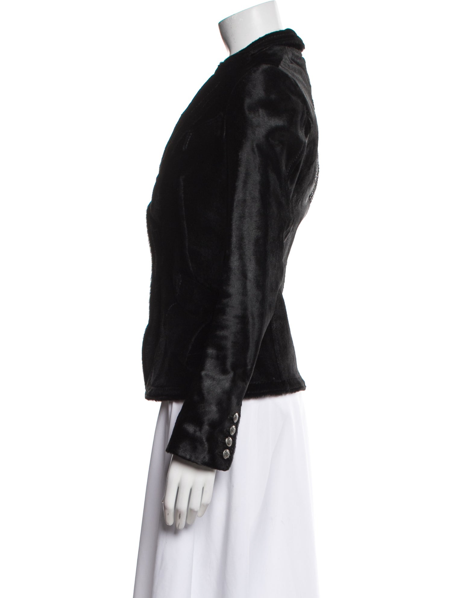 Galliano Leather Blazer