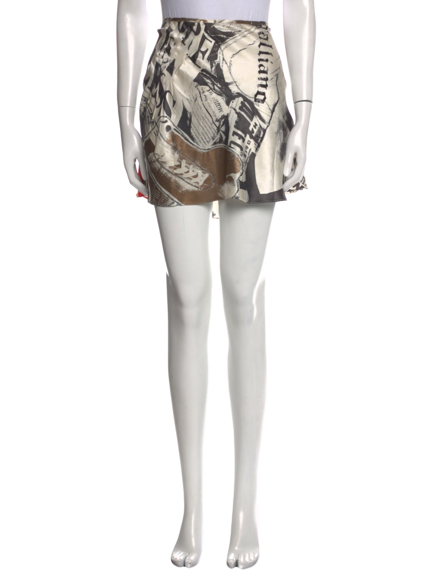 Galliano Vintage Mini Skirt
