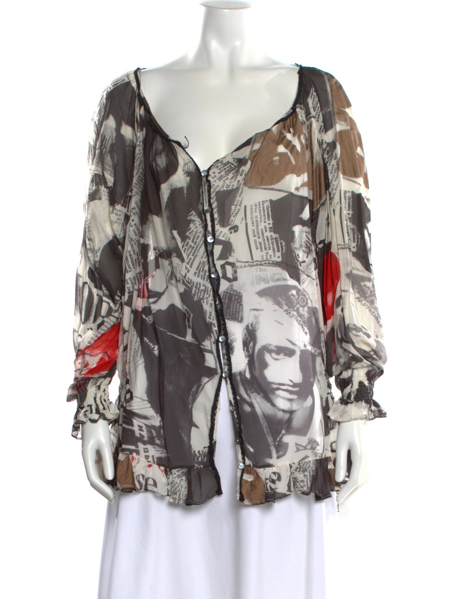 Galliano Vintage 2008 Blouse