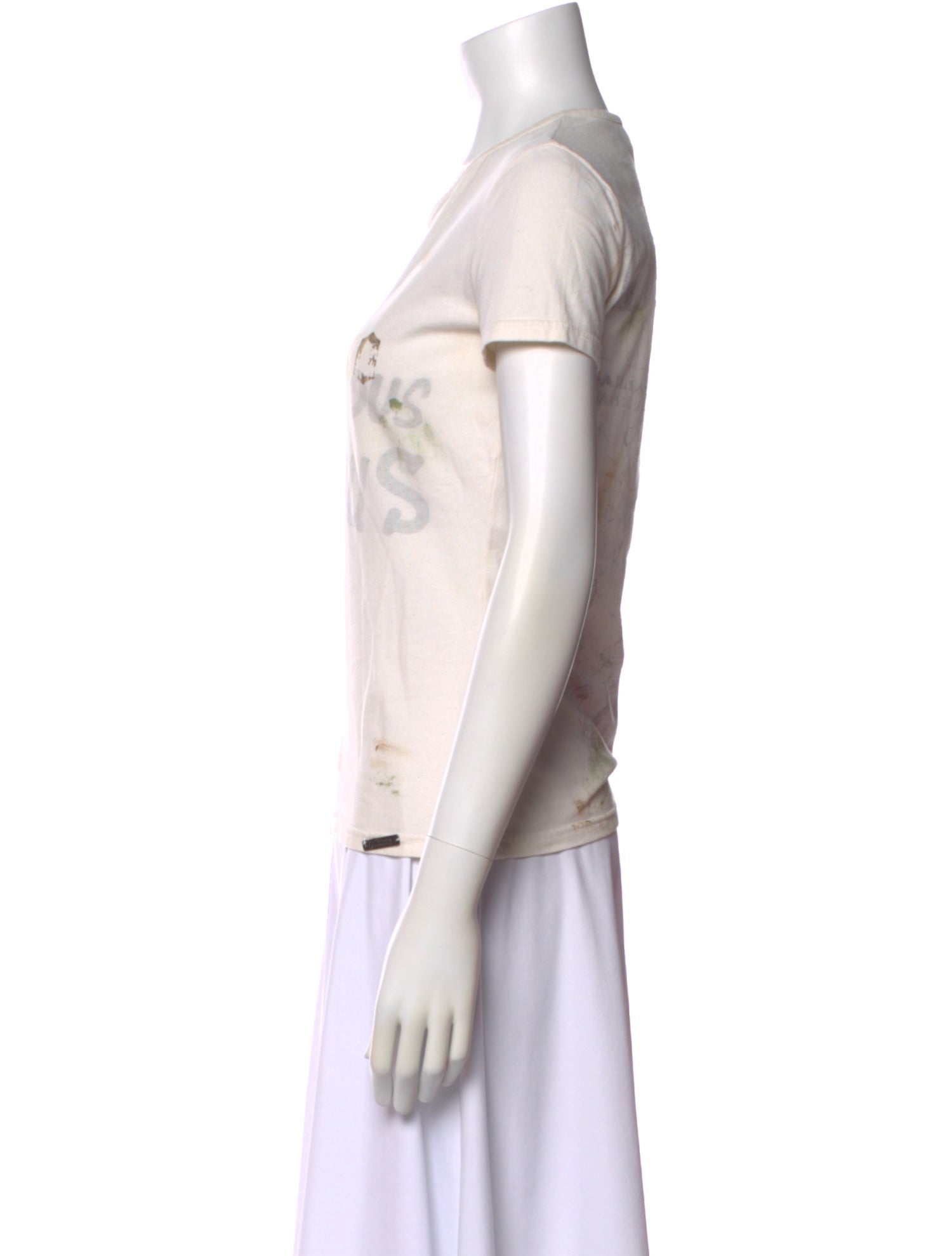 Galliano Vintage Graphic Print T-Shirt