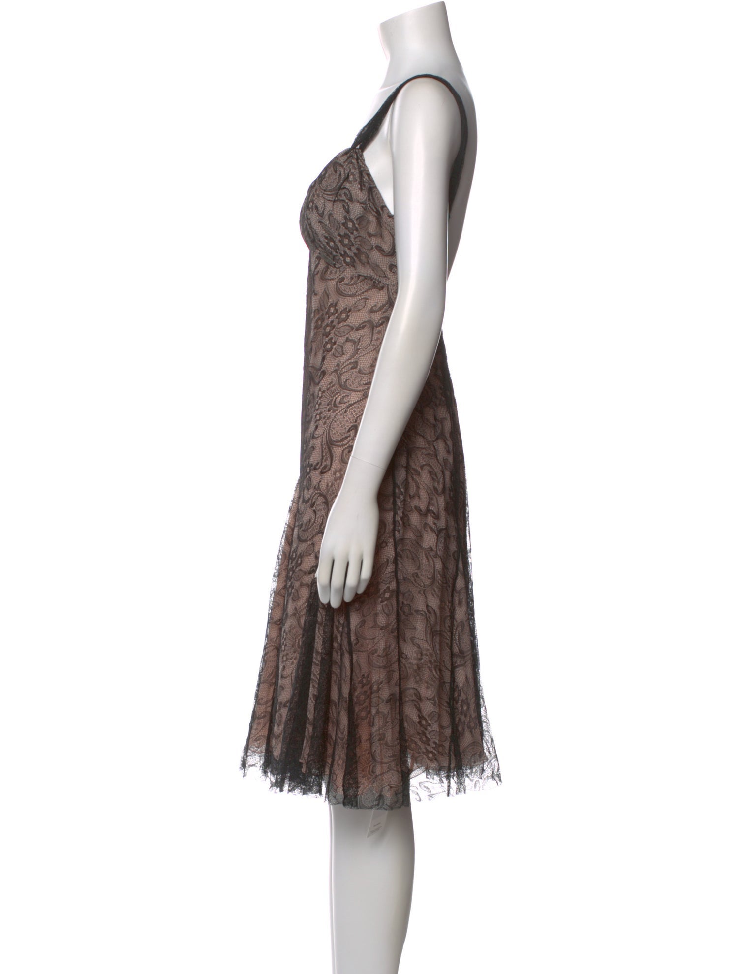 Galliano Vintage Knee-Length Dress