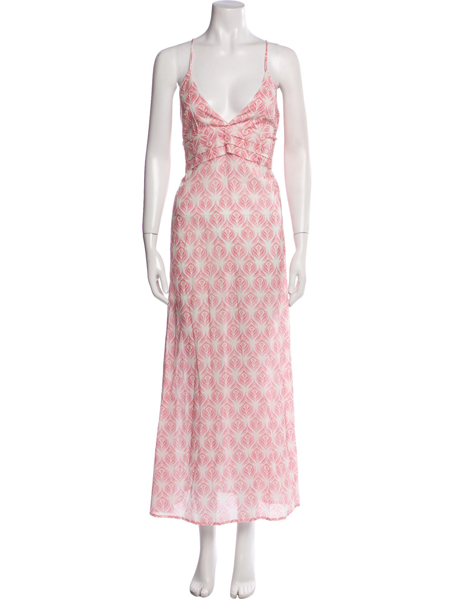 GALANTHYA Printed Long Dress