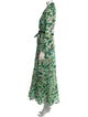 GALANTHYA Floral Print Long Dress