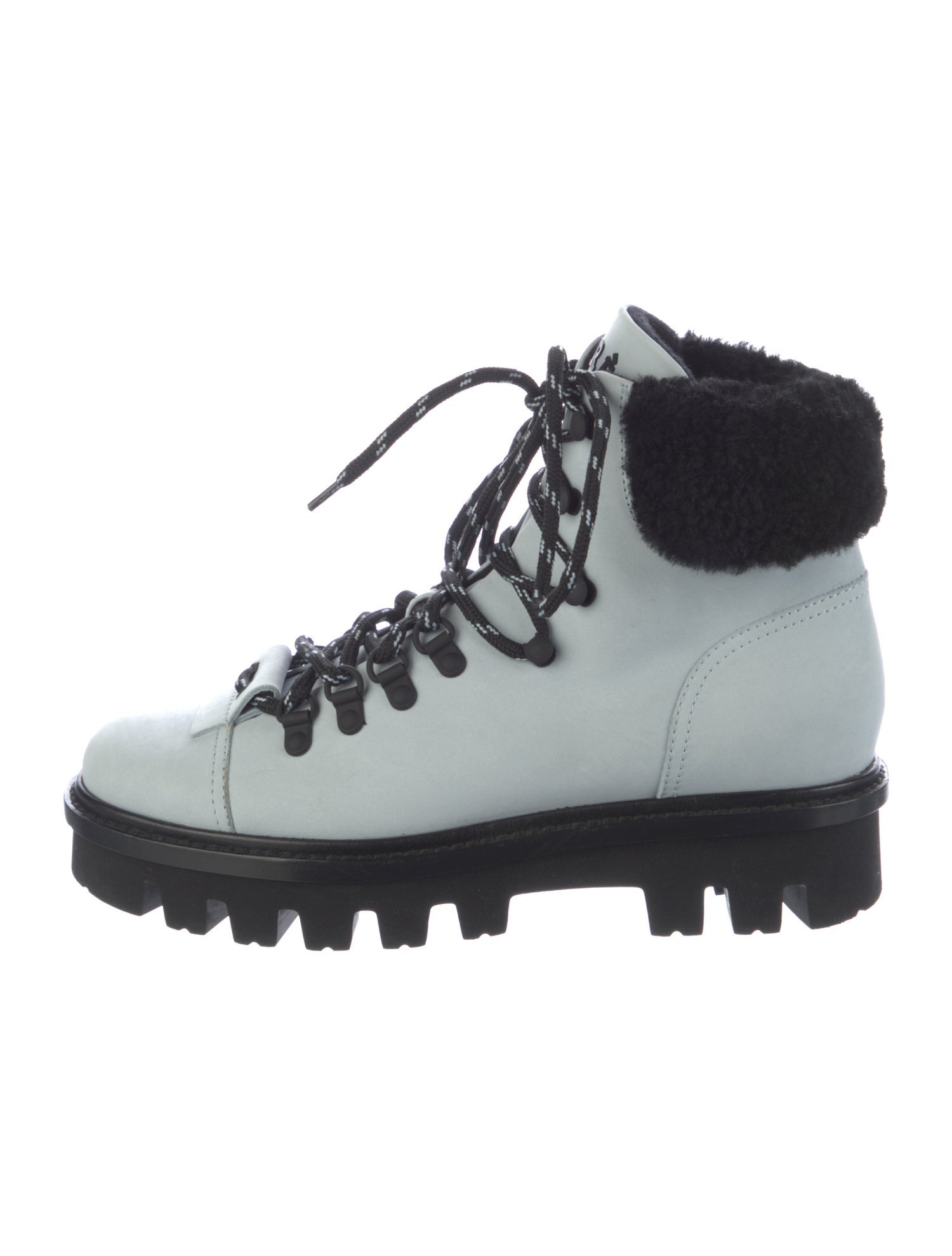 Giorgio Armani Neve Suede Lace-Up Boots