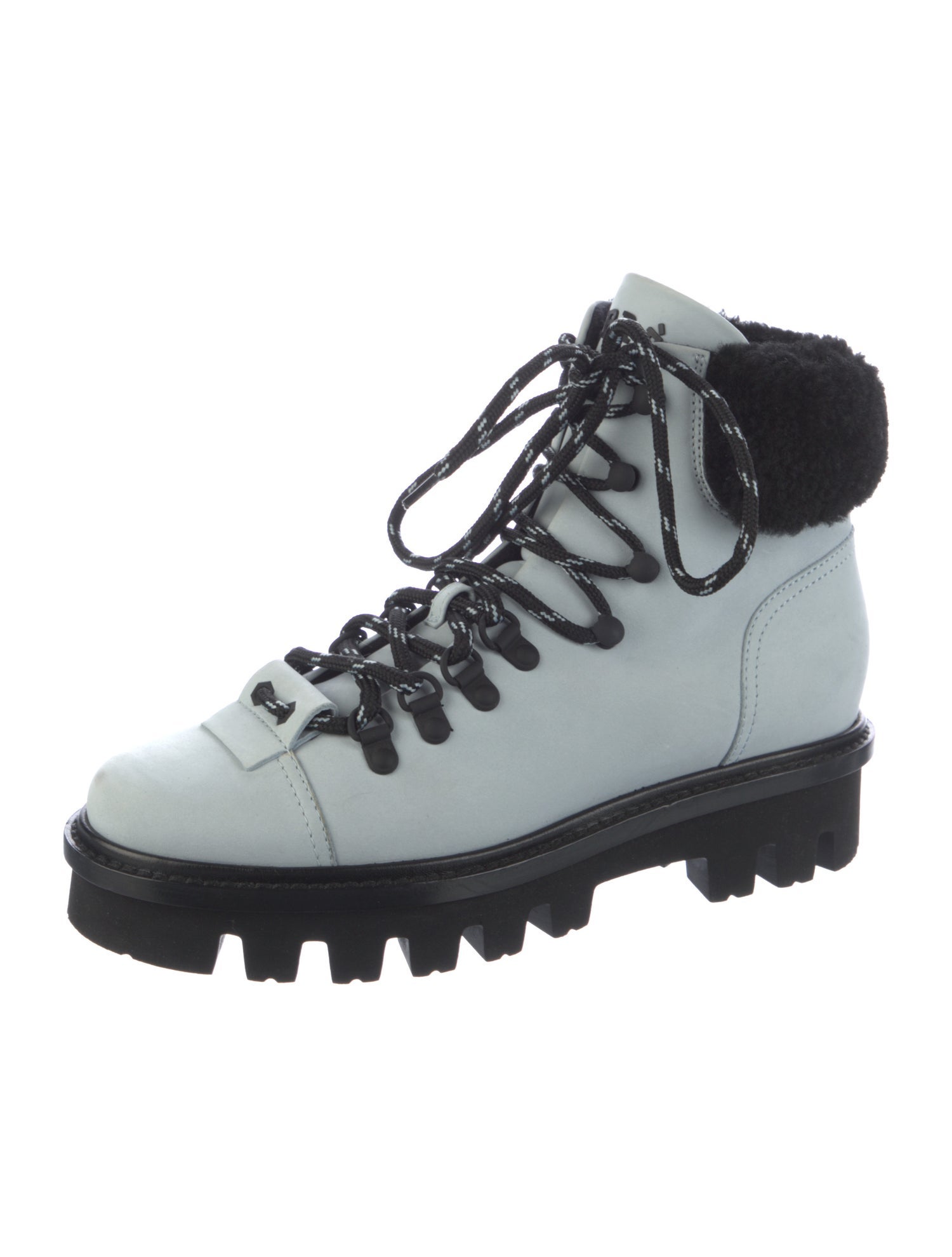 Giorgio Armani Neve Suede Lace-Up Boots