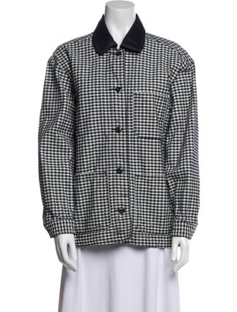 Gap x DOEN Plaid Print Bomber Jacket