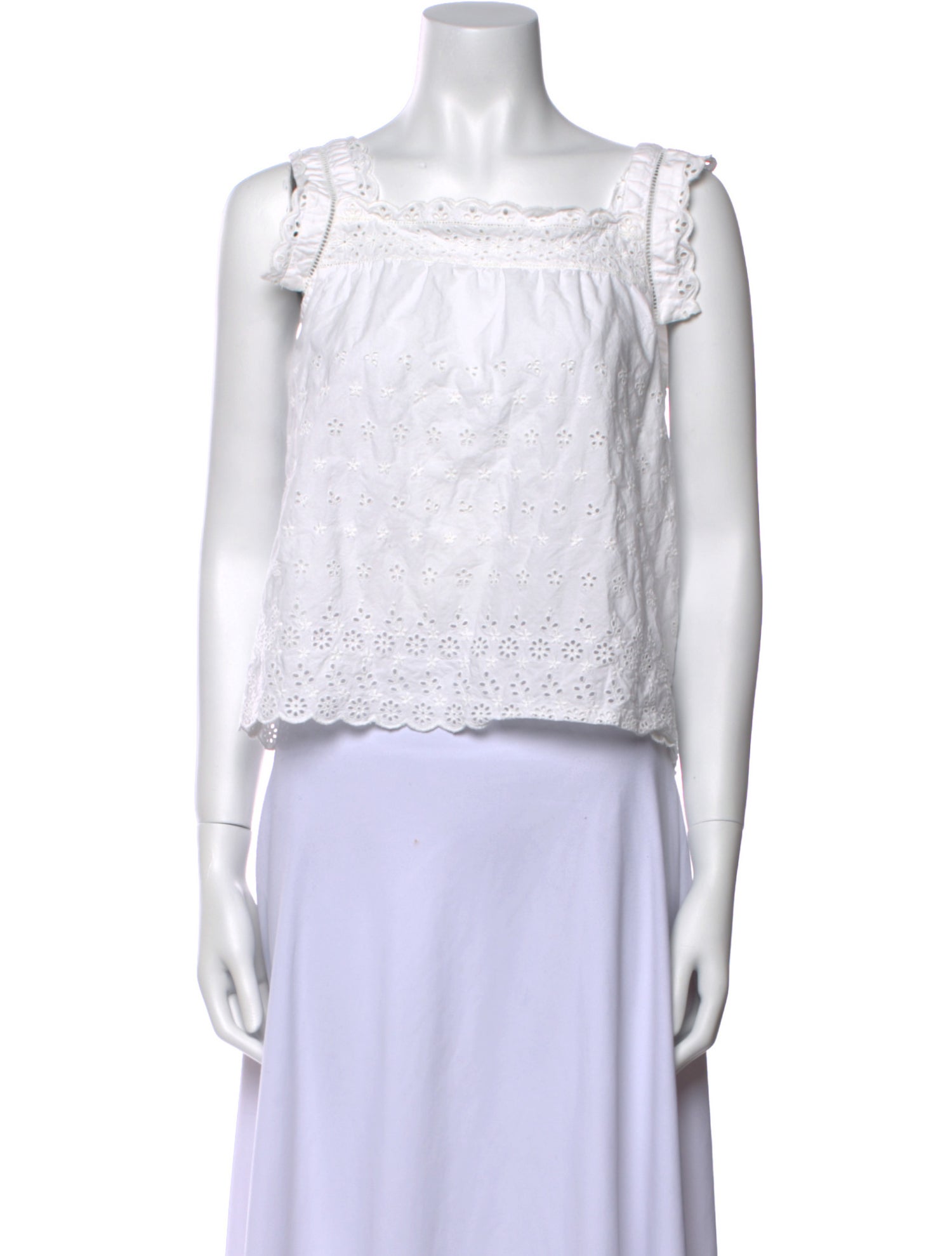 Gap x DOEN Square Neckline Sleeveless Crop Top