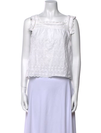 Gap x DOEN Square Neckline Sleeveless Crop Top