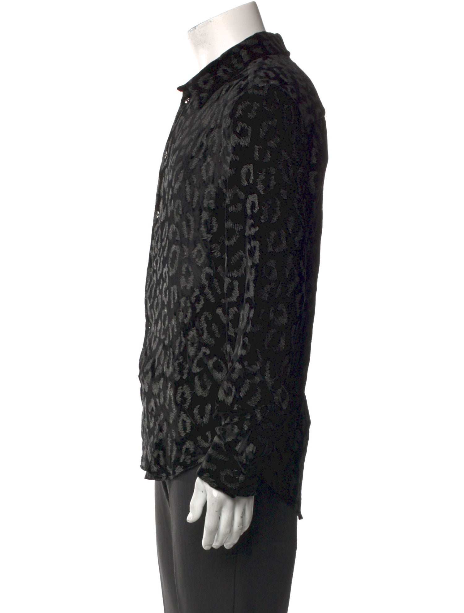 Garçons Infidèles Animal Print Long Sleeve Shirt