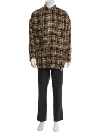 Garçons Infidèles Plaid Print Coat