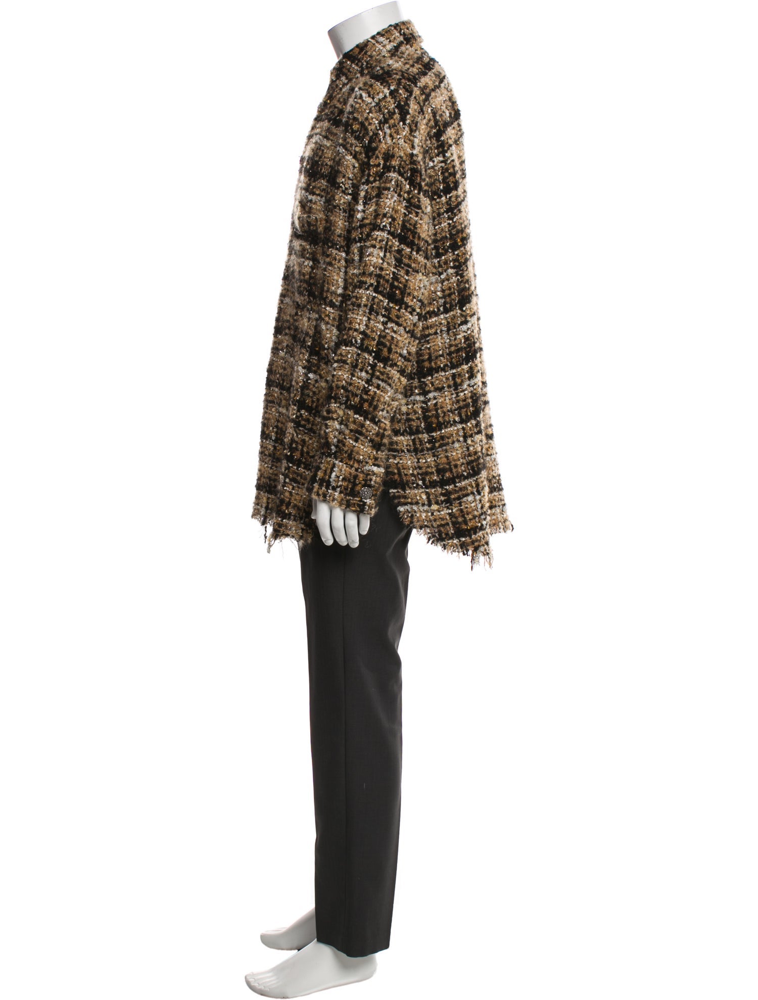 Garçons Infidèles Plaid Print Coat
