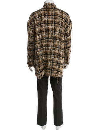 Garçons Infidèles Plaid Print Coat