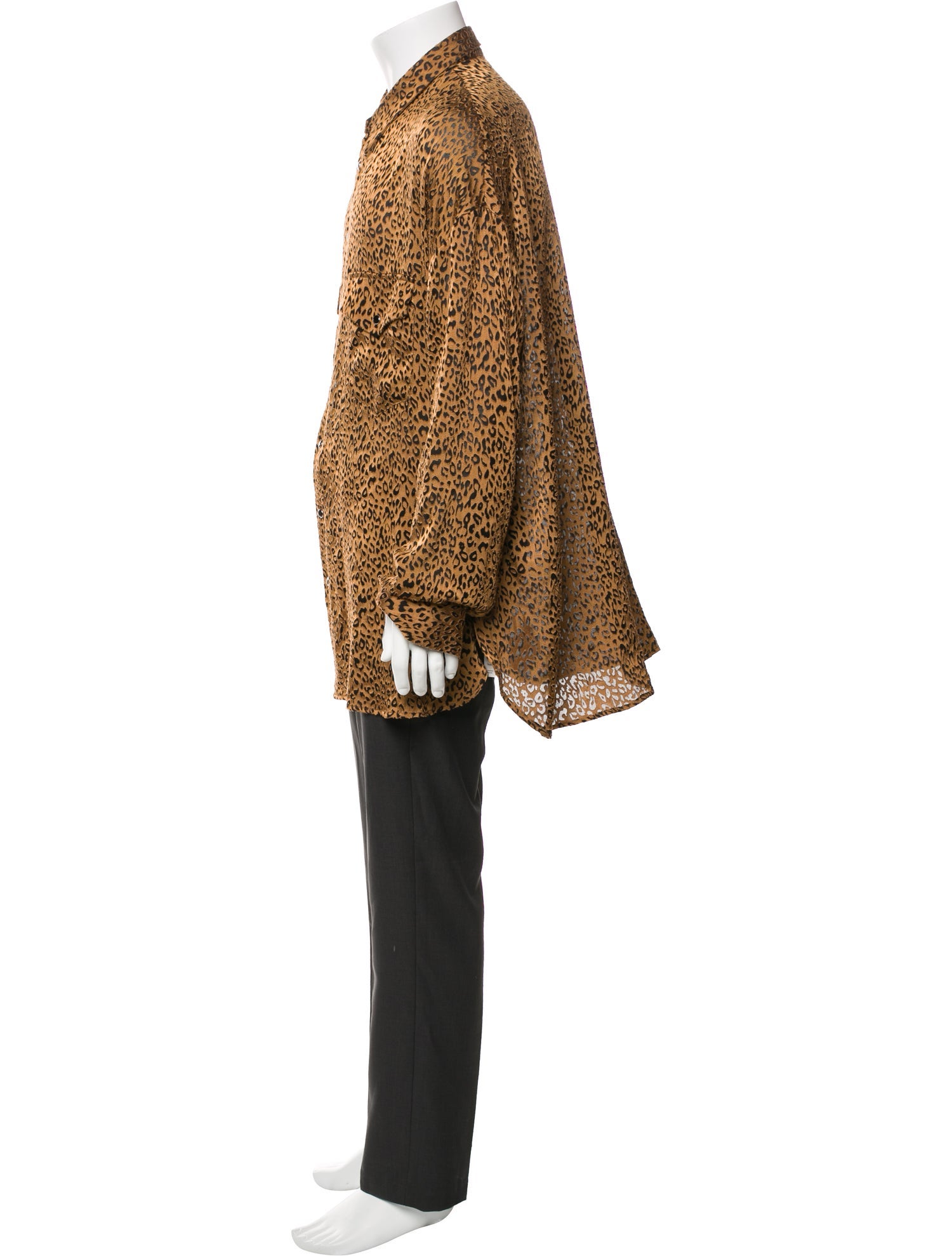 Garçons Infidèles Animal Print Long Sleeve Shirt