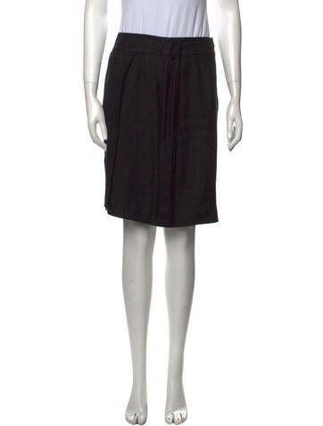 Gloria Sachs Skirts Pleated Accents Knee-Length Skirt M
