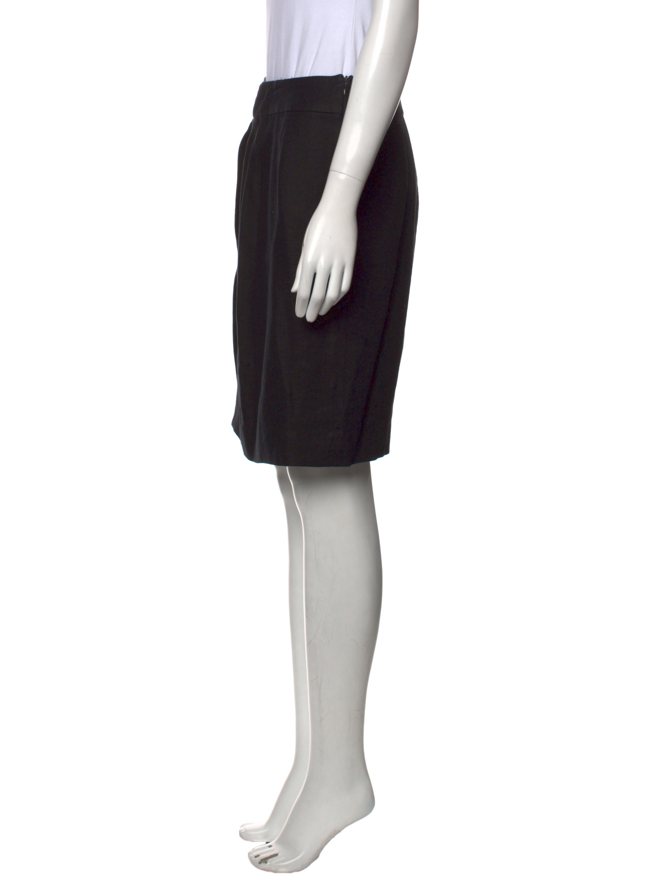 Gloria Sachs Pleated Accents Knee-Length Skirt