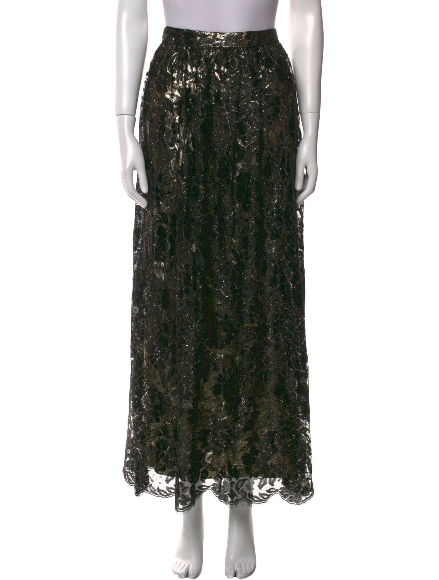 Gloria Sachs Floral Print Long Skirt