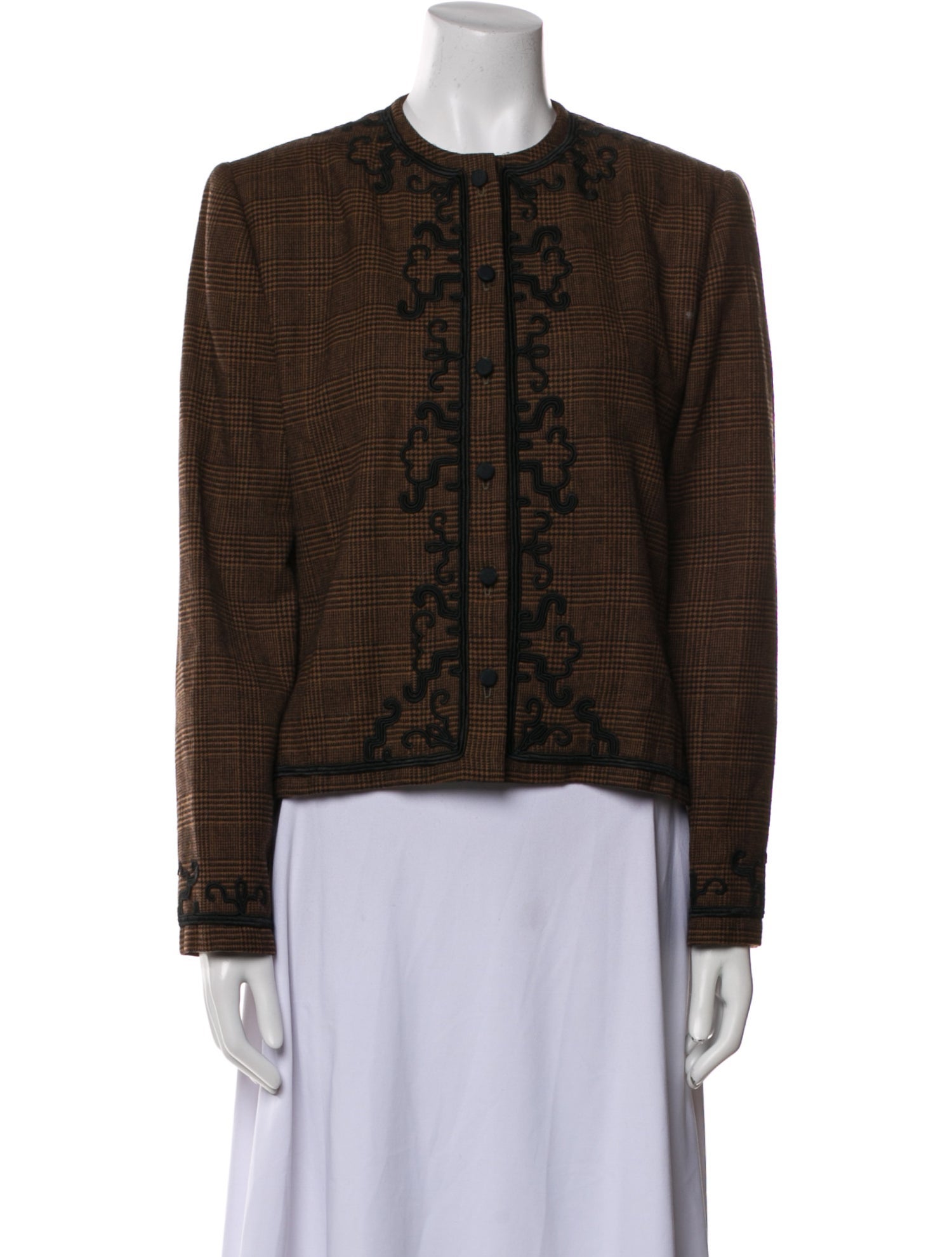 Gloria Sachs Printed Evening Jacket