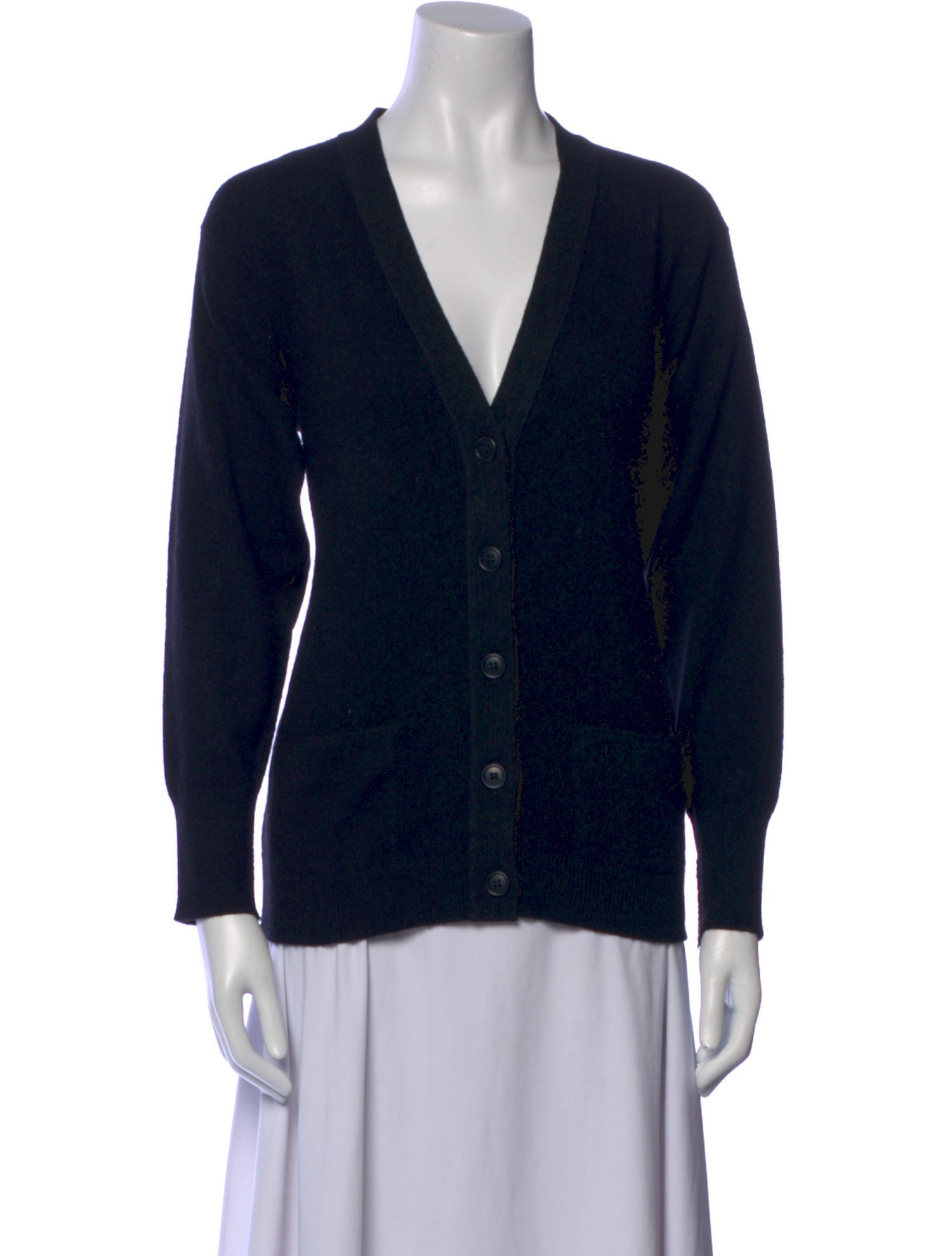 Gloria Sachs Cashmere V-Neck Sweater