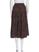 Gloria Sachs Printed Midi Length Skirt