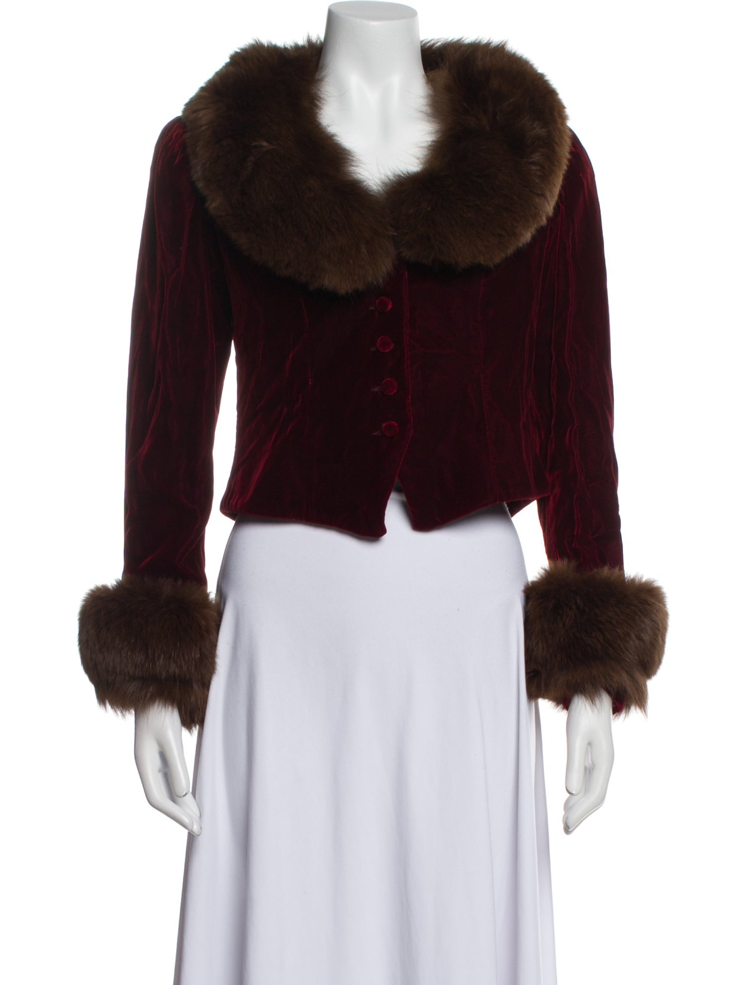 Gloria Sachs Faux Fur Jacket