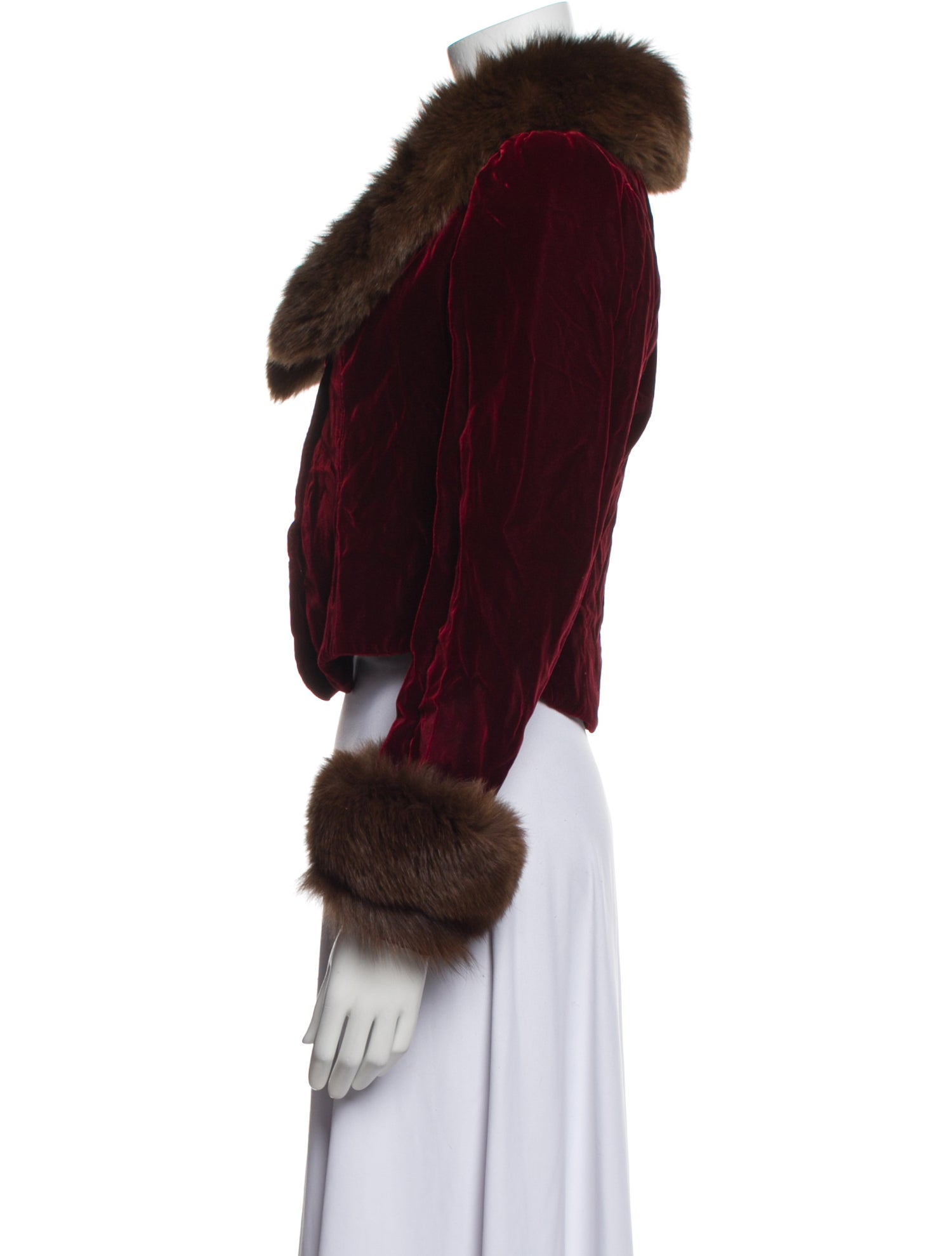 Gloria Sachs Faux Fur Jacket