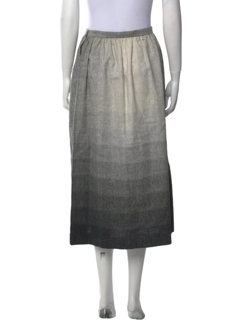 Gloria Sachs Wool Midi Length Skirt
