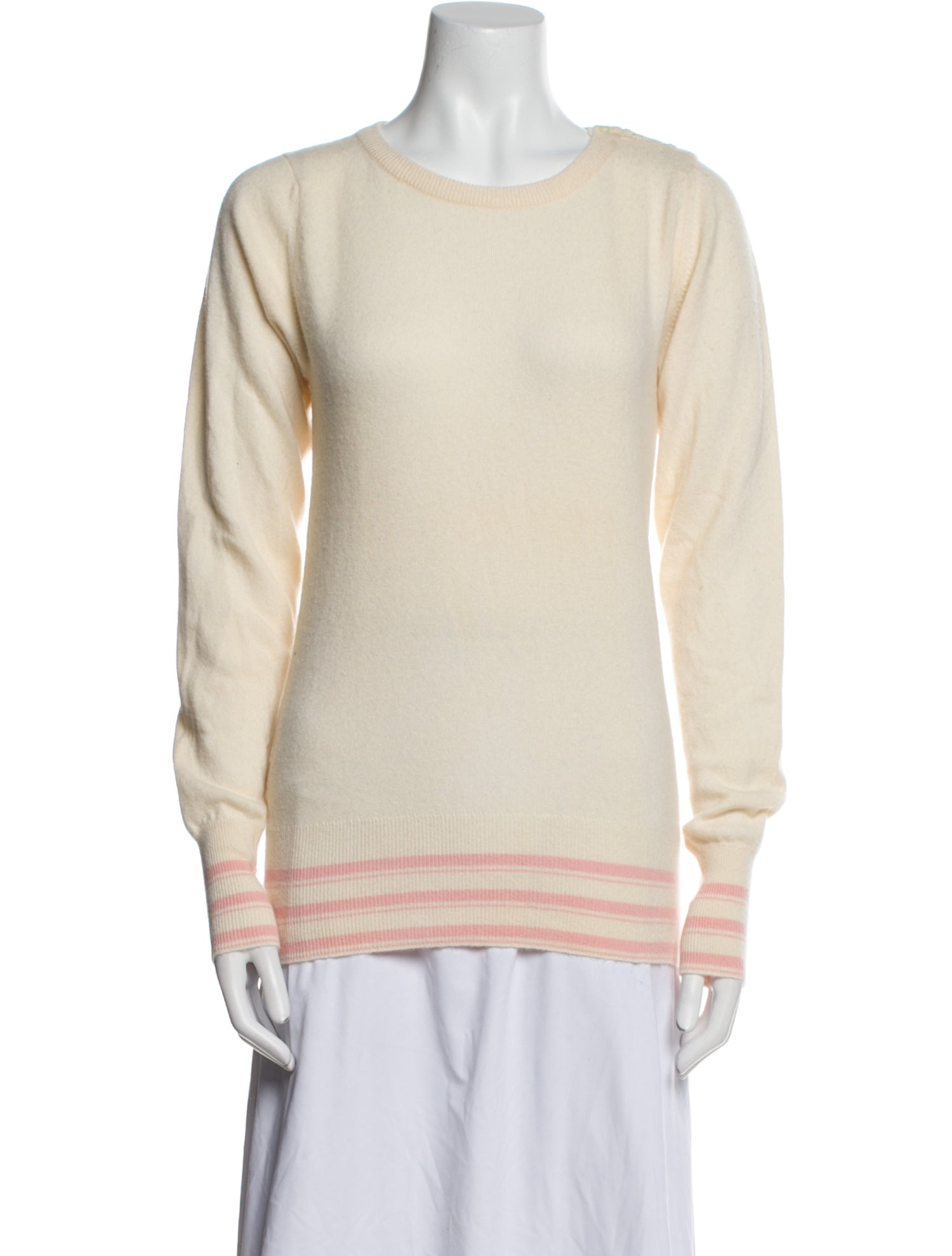 Gloria Sachs Cashmere Scoop Neck Sweater